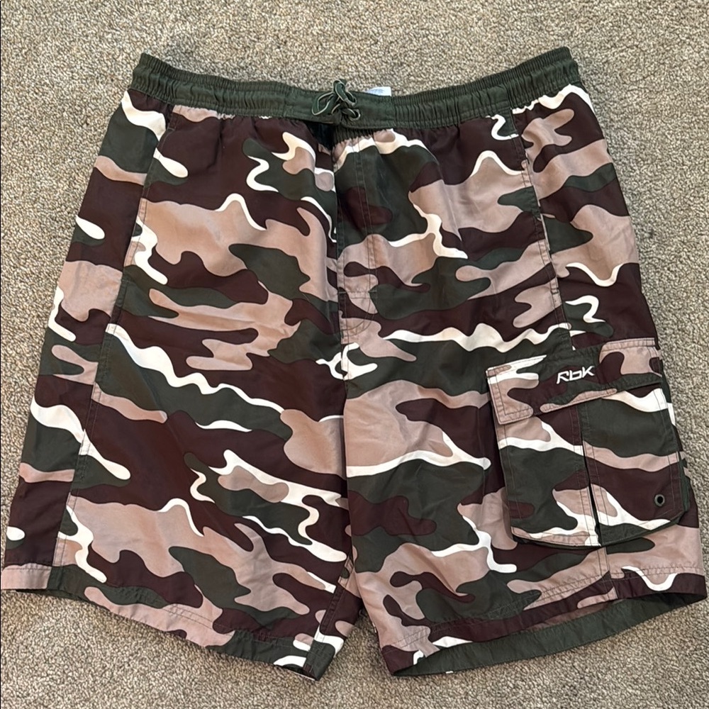 RBX| Camo Cargo Swim Shorts